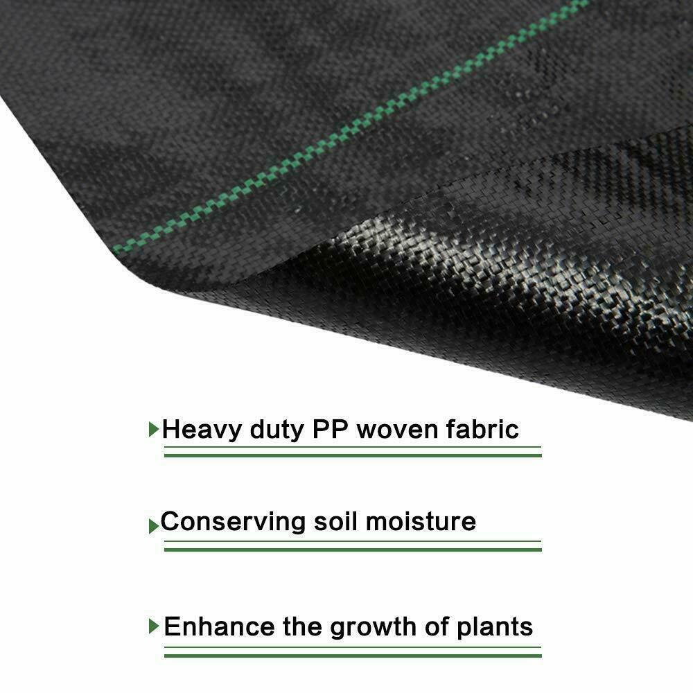 Fabric Weed Control Membrane Garden Ground Cover Mat Landscape Sheet