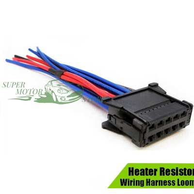 Heater Blower Fan Resistor Plug Wiring Harness Loom for Renault Clio