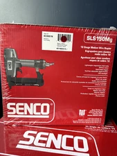 Senco SLS150Mg 18 Gauge Medium Wire Finish Crown Stapler, Gray/Red 8C0001N