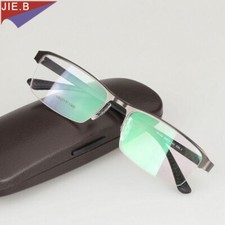 Titanium Alloy Sunglasses Transition Photochromic Reading Glasses Men Hyperopia
