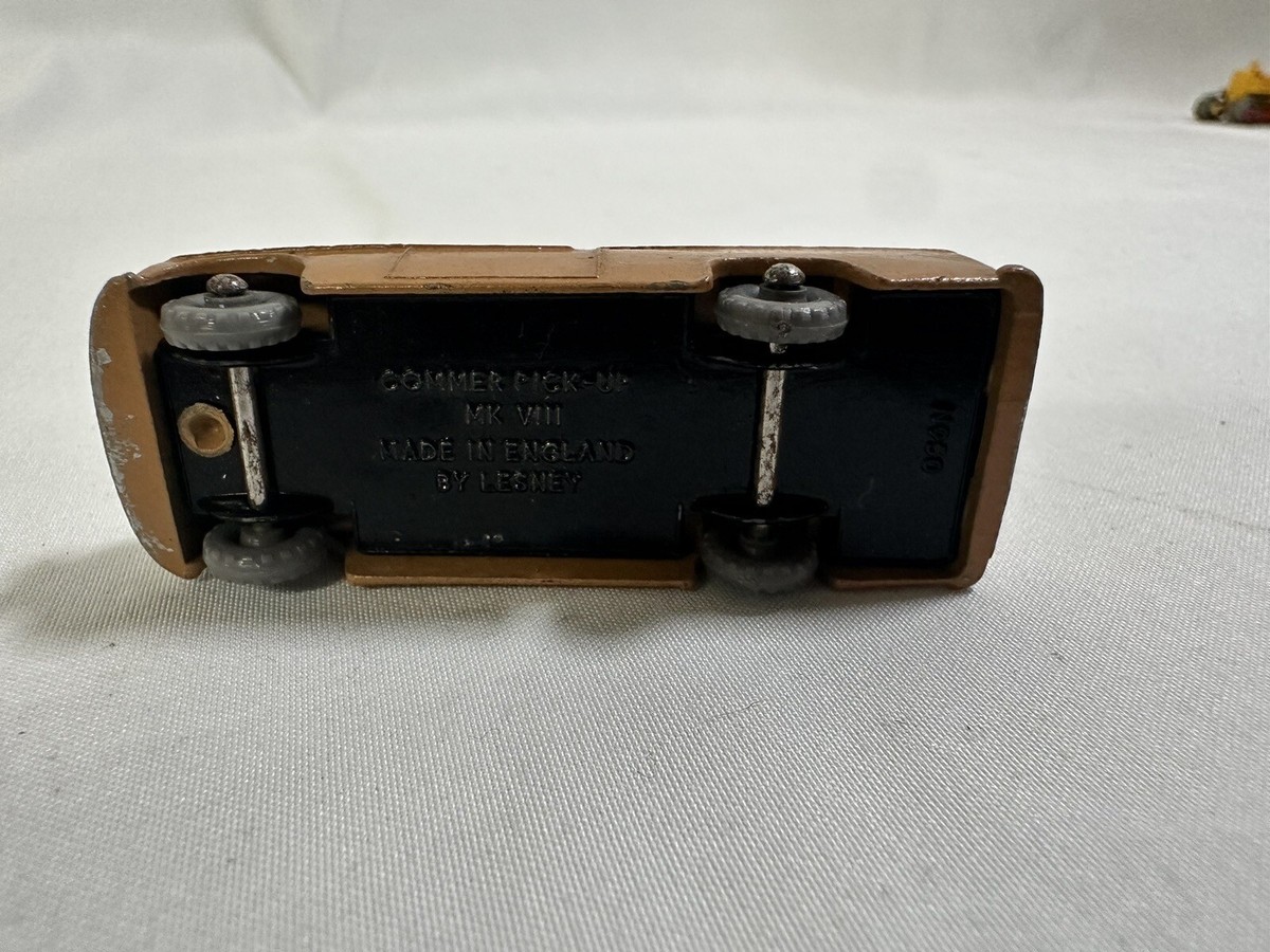 Vintage 1958 LESNEY MATCHBOX Commer Pick Up MK VIII Grey Wheels No