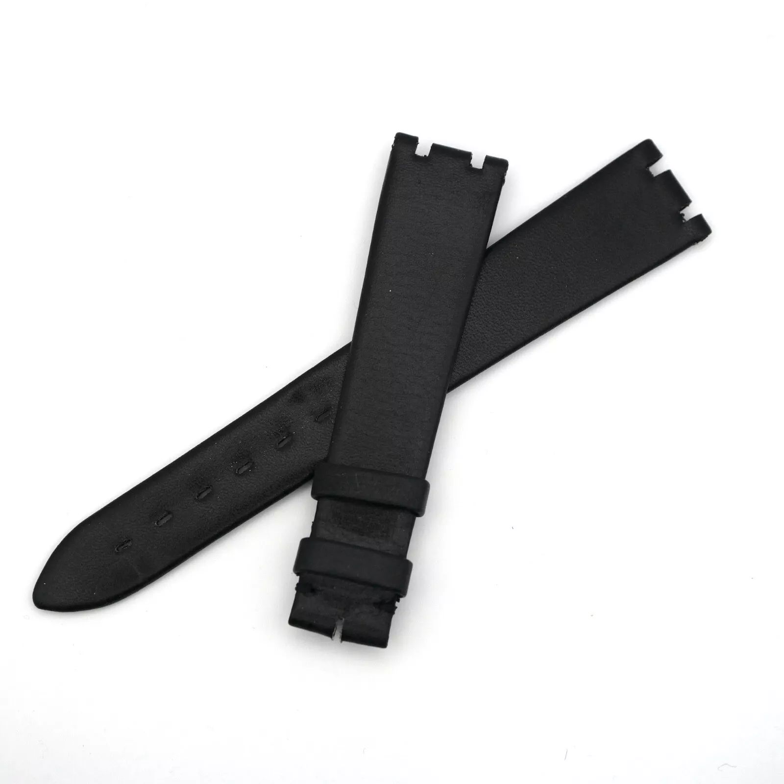 Bracelet Cuir Véritable 17 mm Noir   Christian DIOR ?? (Ref 2523)