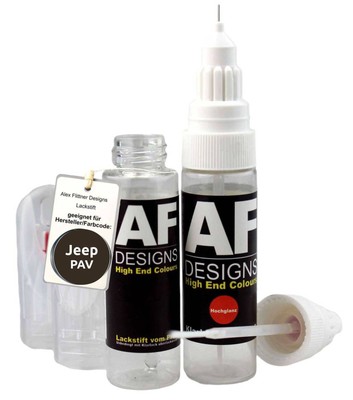 Lackstift für Jeep PAV Liquid Charcoal Perl Klarlack schnelltrocknend Tupflack A