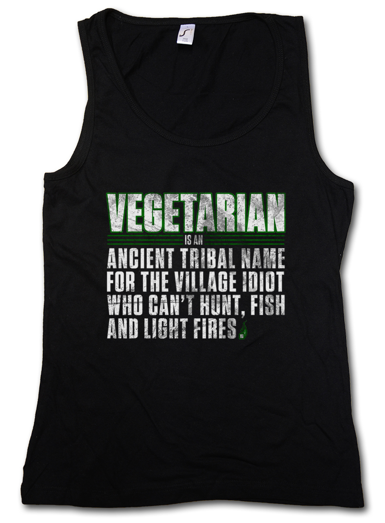 VEGETARIAN WOMAN TANK TOP Ancient Name Fun Vegan Vegetarian Vegetables