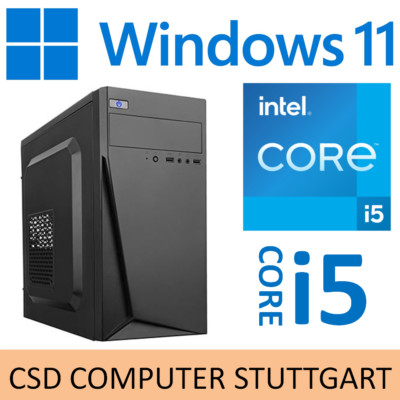 KOMPLETT-PC INTEL i5 14400 ZEHNKERN 10x 4,7GHz- 16GB 480GB GT 1030 Win 11 TPM2.0