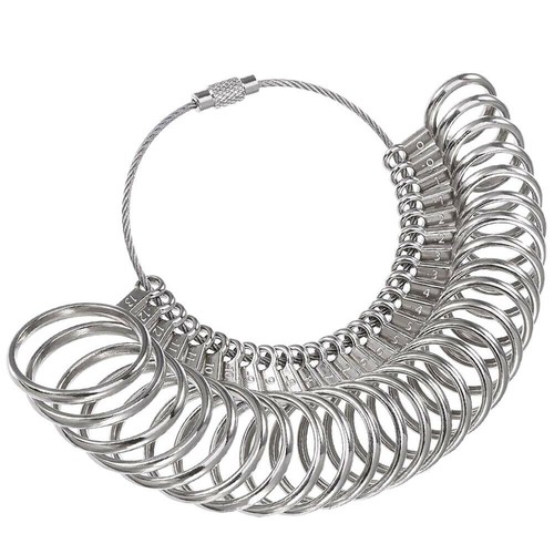 Anillo de astilla de metal Dimensionador Mandril Tamaño Dedo Palo de medida Herramienta estándar - Imagen 10 de 11
