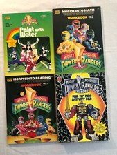 VTG Mighty Morphin Power Rangers Activity Book Lot of 4