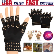 Copper Hands Arthritis Gloves Therapeutic Compression Brace Joints Sports Gloves