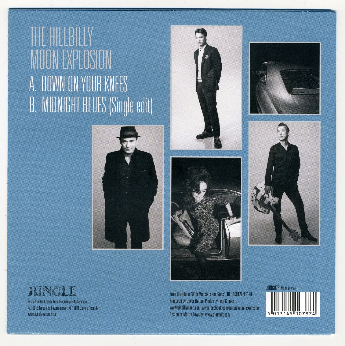 【限定】Hillbilly Moon Explosion 7インチレコード HILLBILLY MOON EXPLOSION / Flying High Moaning Low – TICRO