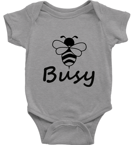 Bee Busy Toddler Kids Boy Girl T-Shirt Baby Bodysuit Clothes Busy bee honeybee - Picture 16 of 36