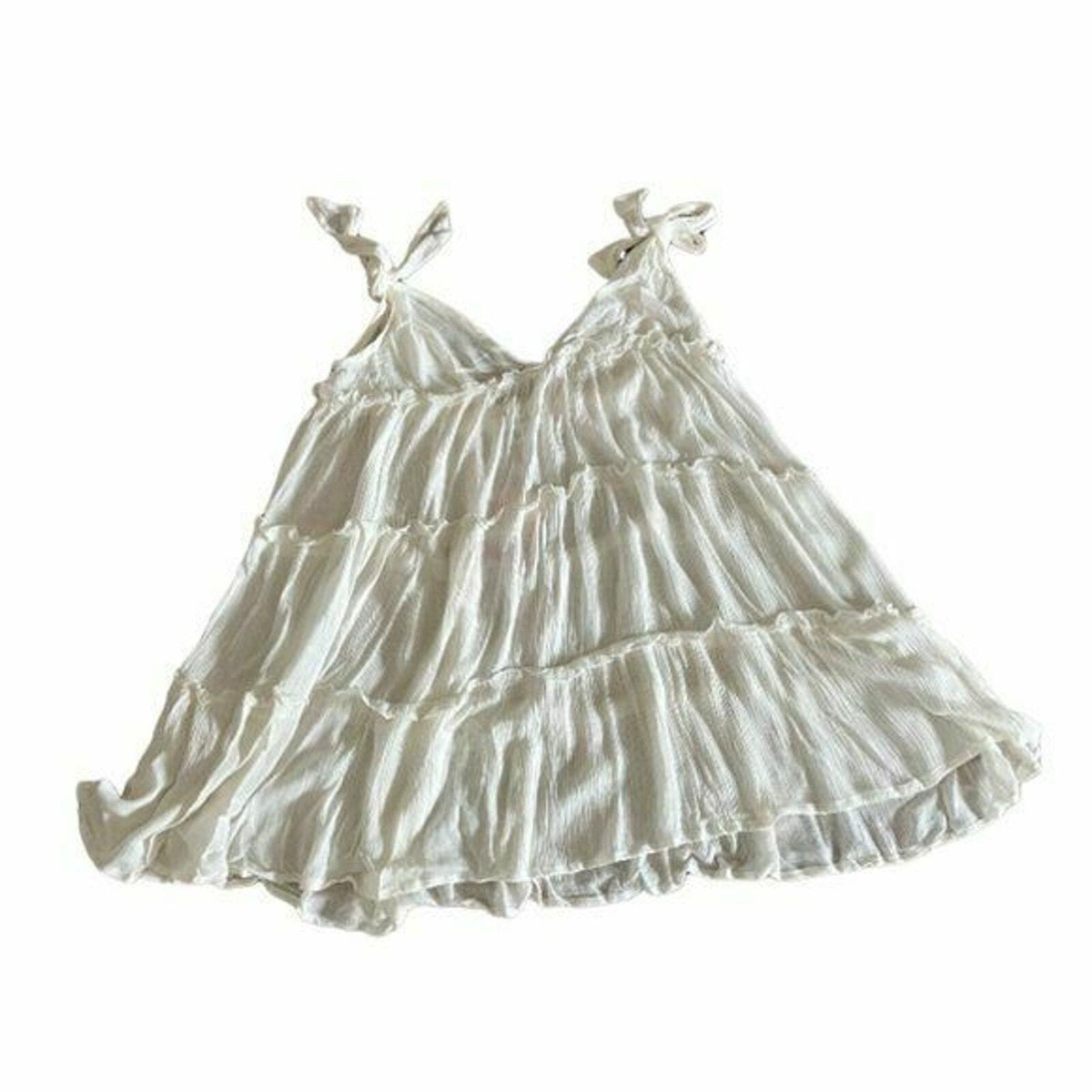 cheesecloth beach dress Flowy Sage Green Boho Beach Wedding Dress main image 0