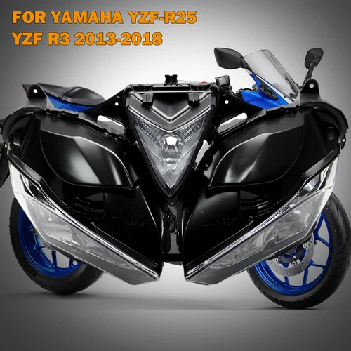 Headlight Lamp Assembly for Yamaha YZF-R3 YZF-R25 2013 2014 2015 2016 2017 2018 - Picture 5 of 17