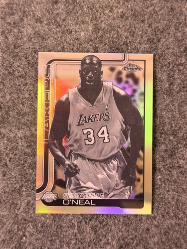 2025-26 Topps Chrome Shaquille O'Neal Negative Refractor SP #242