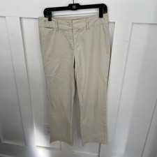 Women  s Vintage Lilly Pulitzer Khaki Pants-Size 6-straight Leg-lightweight