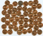 1955 D Lincoln Wheat Cent  Uncirculated Roll #50  * No Reserve *