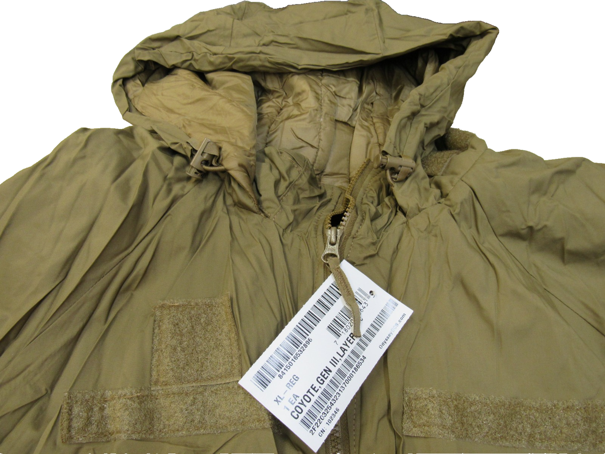 USMC Happy Suit Parka Coyote Extreme Cold Weather Gen III Layer 7