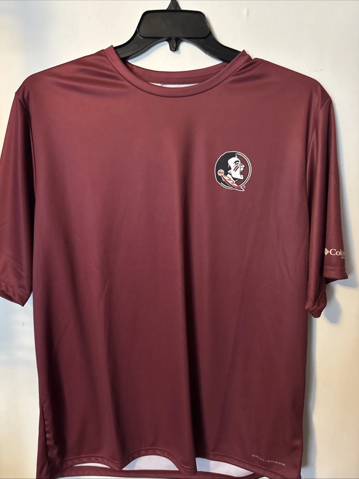 COLUMBIA Men's Terminal Tackle SS Fishing Shirt ''Florida State'' Size: Large