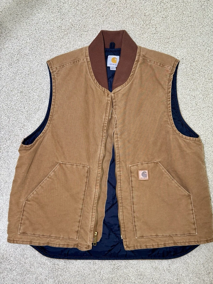 Carhartt Duck Vest In Men's Coats & Jackets for sale | eBay