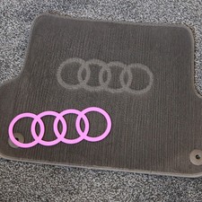 Audi Car Carpet Stencil for Detailing and Valeting