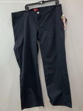 NWT Dickies Girl's Navy Blue Uniform All-Season Work Straight Fit Pant Size 22