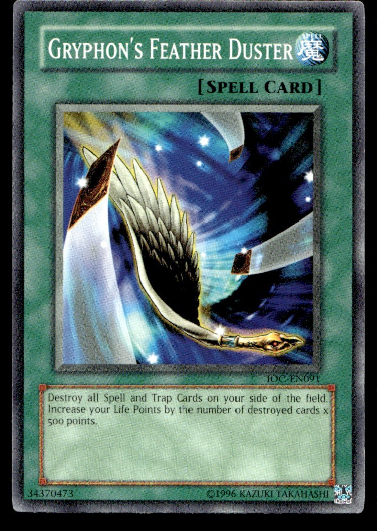 Gryphon's Feather Duster Invasion of Chaos (Worldwide English) IOC-EN091 MP YuGi