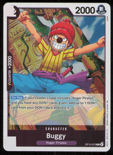 Buggy Rare (R) OP13-072 Carrying On His Will English Foil One Piece NM