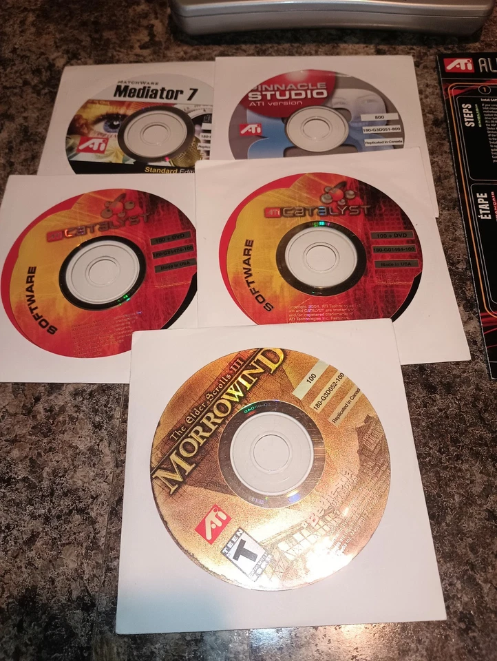 ATI Radeon All-In-Wonder 9800 PRO 128MB AGP Graphics Card + Extras - Win 98 / XP - Image 3 of 4