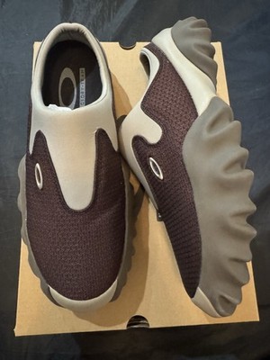 Oakley Brain Dead Factory Team Jacquard Chop Saw Mule Maroon Espresso Size 9 M