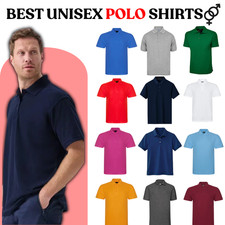 Pro Polo Shirts - Men's Short Sleeve Quick Dry Work Grade Polo Shirts - S to 8XL