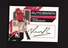2011 ITG Heroes & Prospects Full Body Autographs Silver Yorman Rodriguez