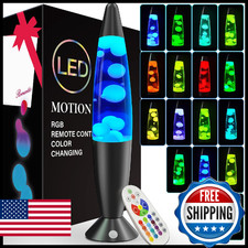 Aonesy 16 Inch Liquid Motion Lamp Rgb - Wax Light For Living Room