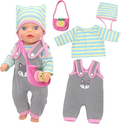 4 Stück Babypuppenkleidung Für 12 14 Zoll Große Babypuppen, 30 35 Cm, Koala-Over