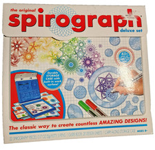 Spirograph Deluxe Set 2020 - Near Complete - Wheels Still Sealed - 45 Pieces