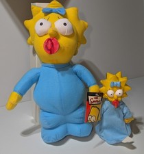 The Simpsons Maggie Simpson Plush Doll Lot Vintage 1992  2005 With Tags