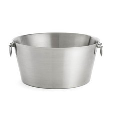 Tablecraft BT199 19 in x 9 in Stainless Steel Beverage Tub