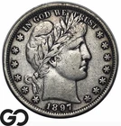 1897 Barber Half Dollar *Better Date* VF++