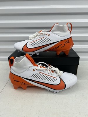 Nike Vapor Edge Pro 360 2 Cleats White Orange FN7759-115 Men s Size 11.5