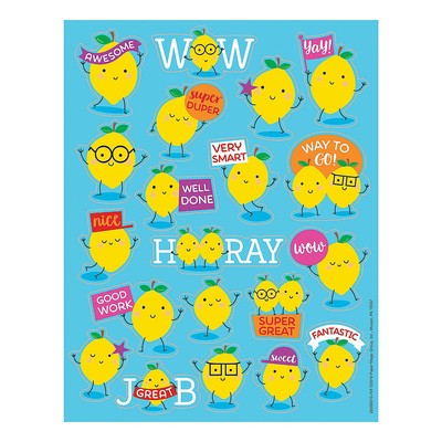 Eureka  Lemon Scented Stickers, Stationery, 80 Pieces