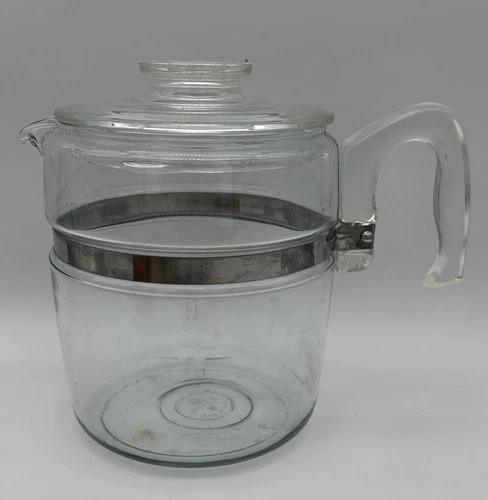 Vintage Pyrex Glass Percolator Coffee Pot 6-9 Cups #7759-B Pot With Lid Only