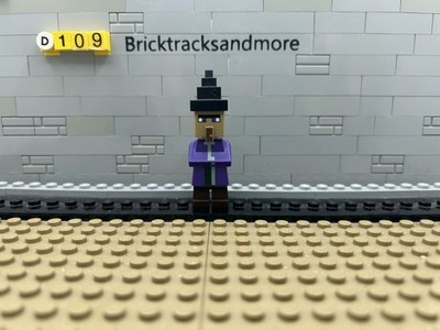 Lego  min150 Witch - Detachable Plain Hat Minecraft