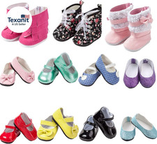 6 Pairs of Doll Shoes Include Boots Leather Shoes Fits 18 Inch American Girl Dol