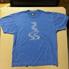 Vintage Screen Stars Best DNA Double Helix Art Single Stitch Shirt XL (see Desc)