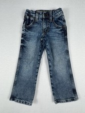 Wrangler Retro Relaxed Bootcut Jeans Boys Size 4 Slim Layton Blue Western Denim