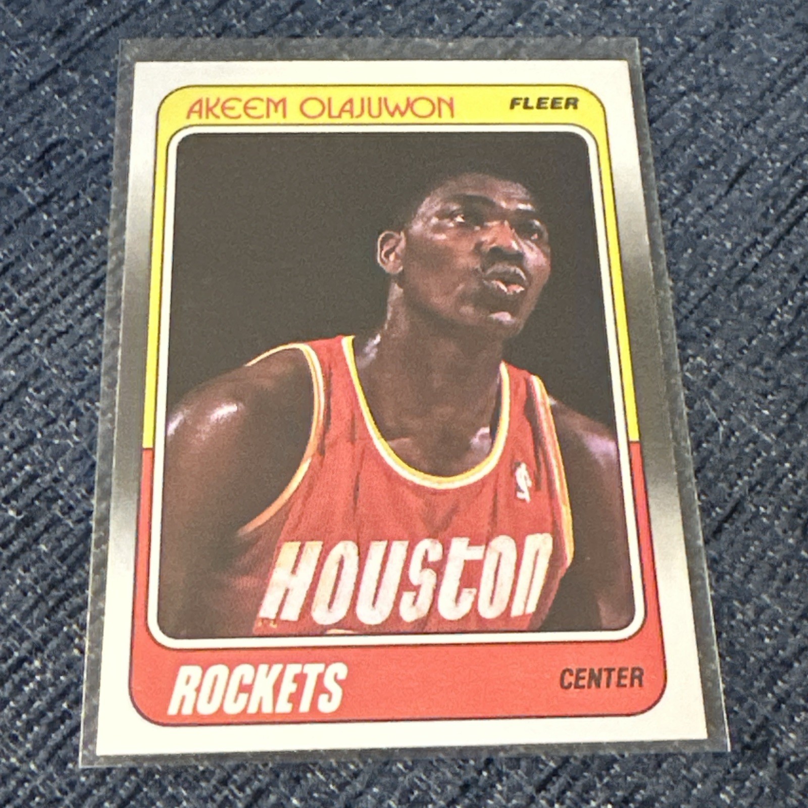 Akeem Olajuwon/Hakeem Olajuwon 1988-89 Fleer #53 Of 132 Houston Rockets-NBA
