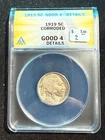 1919 BUFFALO NICKEL ANACS G 4 DETAILS CORRODED