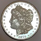 1878 S MORGAN ULTRA PROOF LIKE! GEM BU+++++UNREAL PIECE! WOW PL+++RARE NR #64658