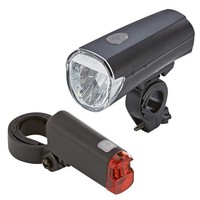 LED Fahrradbeleuchtung Set 30/15 Lux Stvzo Frontlicht RüCklicht Akku