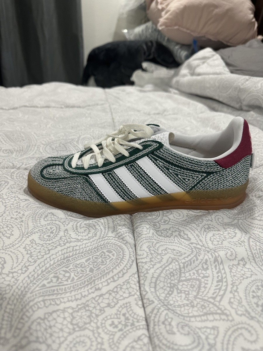 adidas gazelle silver green womens adidas Gazelle Indoor Sean Wotherspoon Hemp Green main image 1
