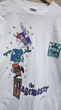 NOS Vintage The Pagemaster Cartoon Movie Promo 1994 VTG Shirt Mens Size XL