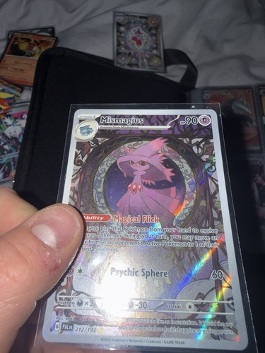 Mismagius Holo Pokemon Card Paldea Evolved 212/193 Sv02 Nm